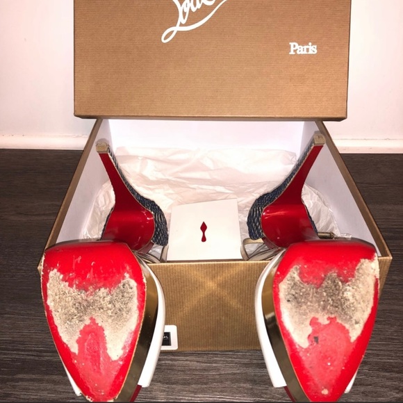 Cross Me Christian Louboutin Heels… Size 40!! - Picture 4 of 6